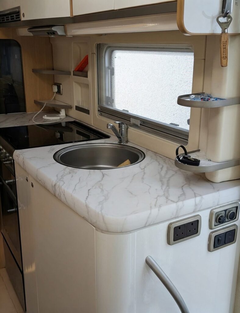 motorhome sink wrap